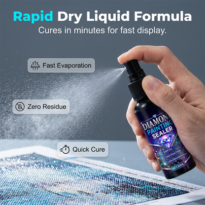 Polarvix® 💎🌟Diamond art sealer – locks beads, glossy finish, dries fast & lasts.