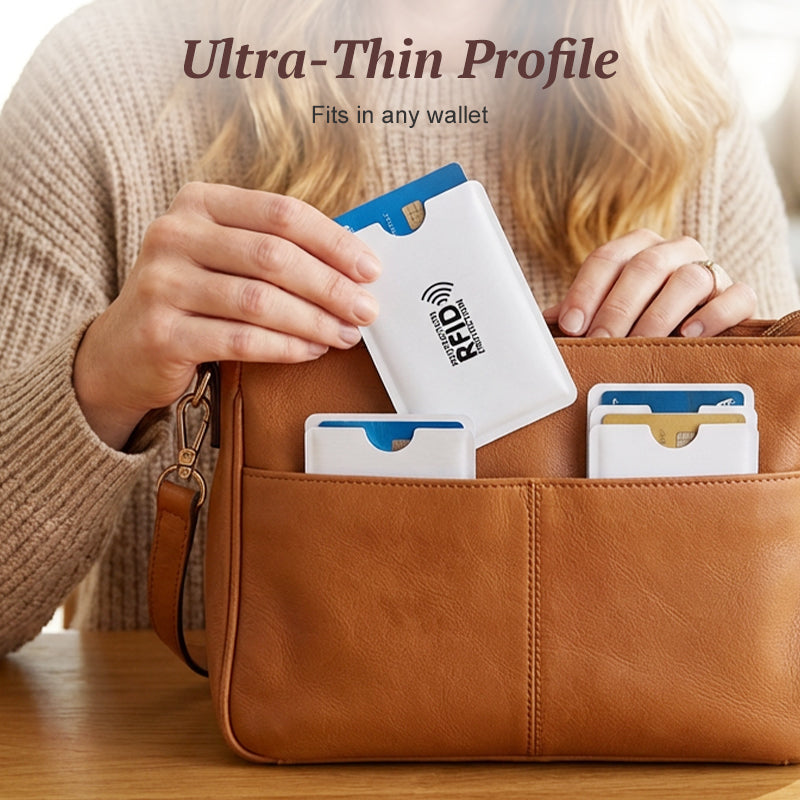 Polarvix®  🛡️🏆LAST DAY SALE 40% OFF🔥RFID Blocking Sleeves for Credit Cards💳