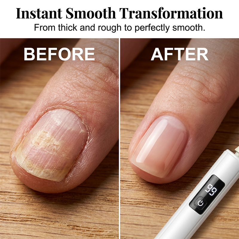 🥳2026 HOT SALE🥳50% OFF! 💅 Professional Electric Nail Polisher – Smooths thick nails. Multiple heads for shaping & buffing---Polarvix®