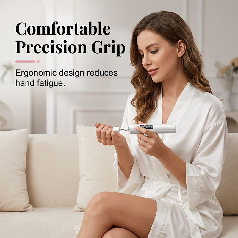 🥳2026 HOT SALE🥳50% OFF! 💅 Professional Electric Nail Polisher – Smooths thick nails. Multiple heads for shaping & buffing---Polarvix®