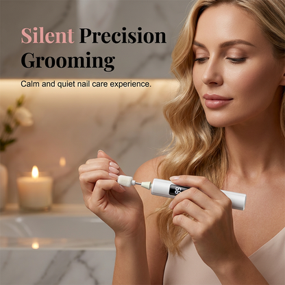 🥳2026 HOT SALE🥳50% OFF! 💅 Professional Electric Nail Polisher – Smooths thick nails. Multiple heads for shaping & buffing---Polarvix®
