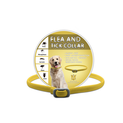 🥳2026 HOT SALE🥳💞50K+ SOLD!🌿🛡️ Natural Essential Oil Pet Pest Repellent Collar——Safe for dogs & cats! 🐾--Polarvix®