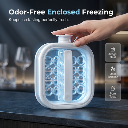 🌞Summer New Hot Selling💦Portable Silicone Ice Ball Maker Kettle🧊--Polarvix®