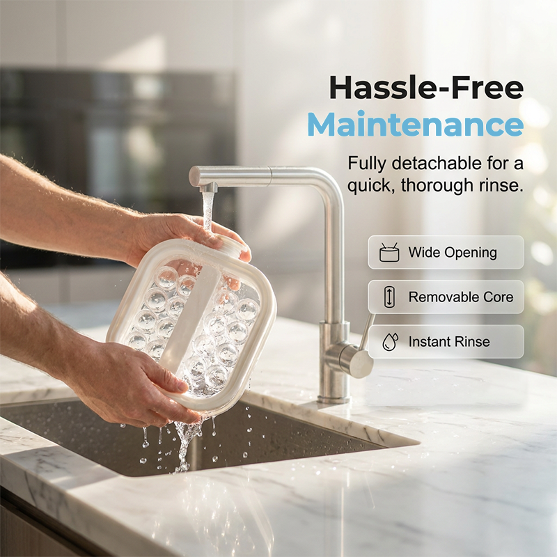 🌞Summer New Hot Selling💦Portable Silicone Ice Ball Maker Kettle🧊--Polarvix®