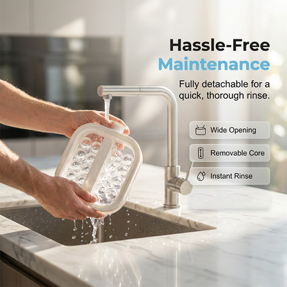 🌞Summer New Hot Selling💦Portable Silicone Ice Ball Maker Kettle🧊--Polarvix®