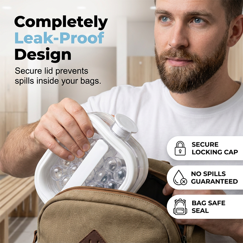 🌞Summer New Hot Selling💦Portable Silicone Ice Ball Maker Kettle🧊--Polarvix®