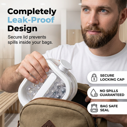 🌞Summer New Hot Selling💦Portable Silicone Ice Ball Maker Kettle🧊--Polarvix®
