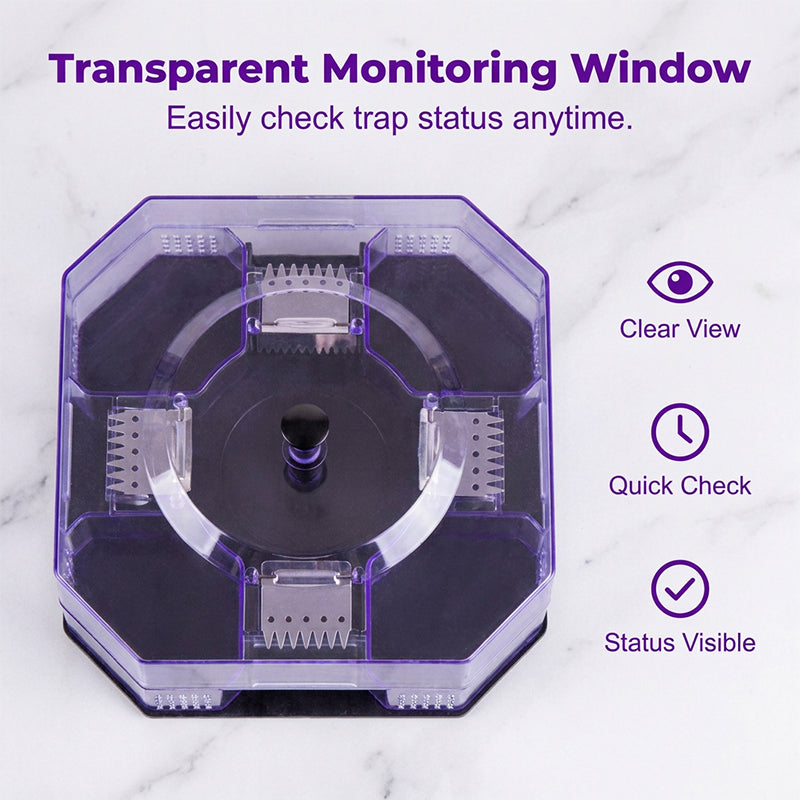 ⏳Time-Limited Special⏰ Reusable Roach Trap – Physical capture, no toxic sprays. One‑way doors, easy to check & clean. Safe for homes with kids & pets! 🏠✨---Polarvix®