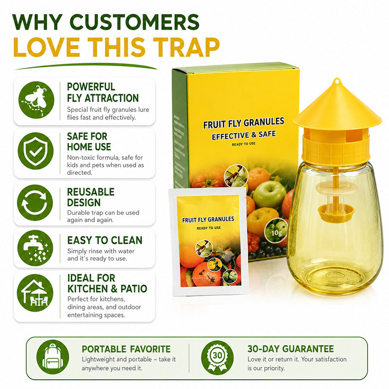 🏡 Indoor & Outdoor Hanging Fly Trap🪰 – Fast, Mess-Free Fly Control for Home & Garden---Polarvix®