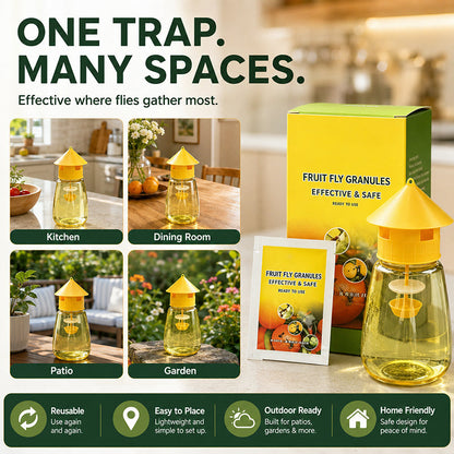 🏡 Indoor & Outdoor Hanging Fly Trap🪰 – Fast, Mess-Free Fly Control for Home & Garden---Polarvix®