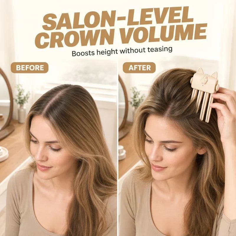 🎉2026 HOT SALE 💇 Wireless Heated Volumizing Root Lift Clip, Portable Travel Hair Styling Tool for Flat Fine Hair