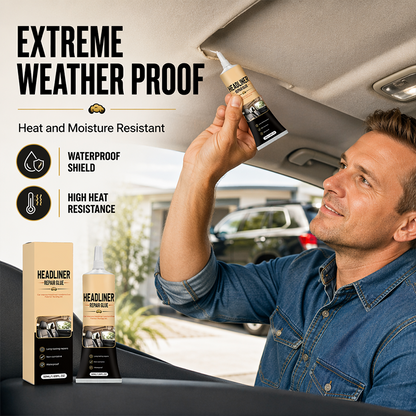 🚗 Waterproof Car Headliner Repair Glue, High Strength Adhesive for Sagging Car Ceiling & Interior---Polarvix®