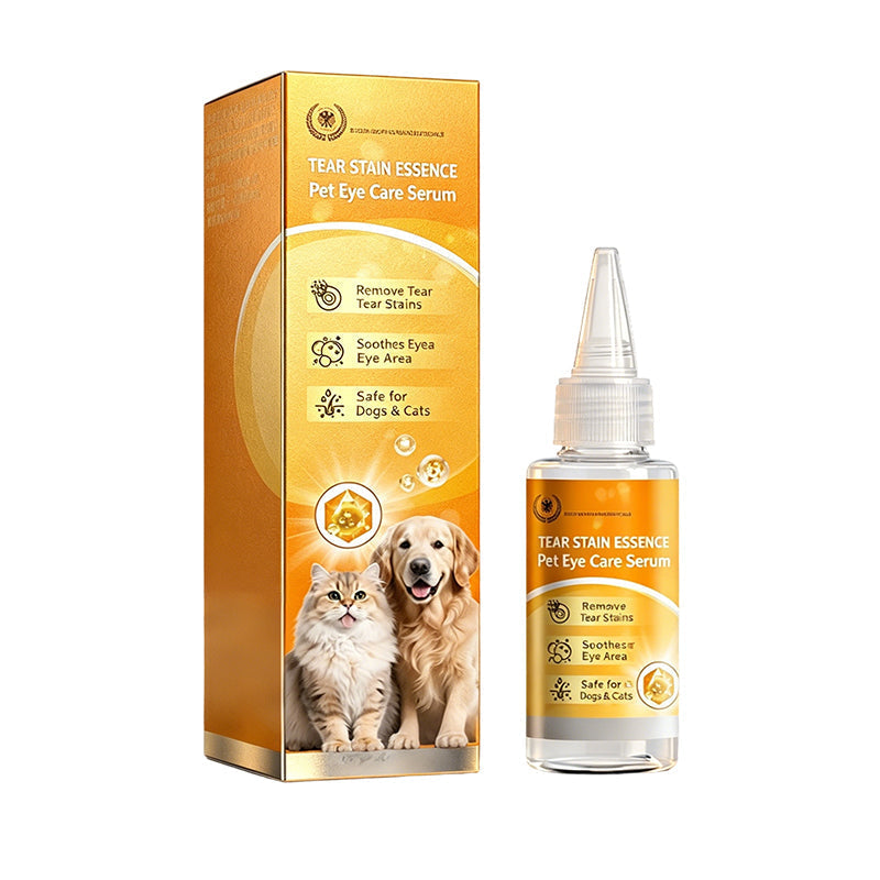 Daily Eye Cleaning--Gentle Pet Eye Stain Remover Drops, Nourishing Soothing Essence for Dogs and Cats Polarvix®